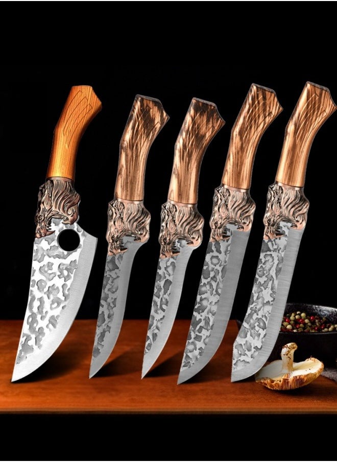 Browning - 5Cr Series Stainless Steel Butcher Knife Hand Forged Boning Knife Splittin1g Knife Skinning and Cutting Knife - Image 1