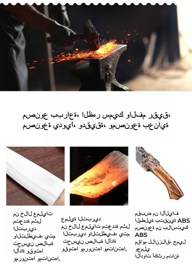 Browning - 5Cr Series Stainless Steel Butcher Knife Hand Forged Boning Knife Splittin1g Knife Skinning and Cutting Knife - Image 1