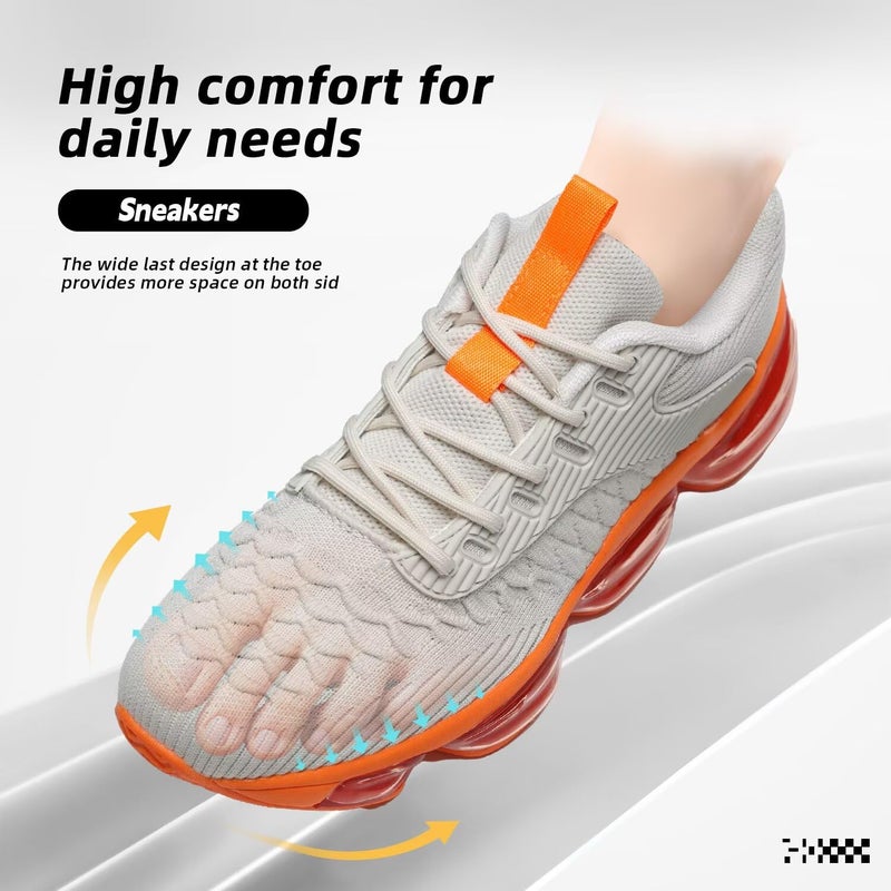 Kapsen Womens Walking Running Shoes Air Cushion Breathable Fashion Tennis Sneakers Mesh Workout Casual Athletic Sports Gym - Image 4