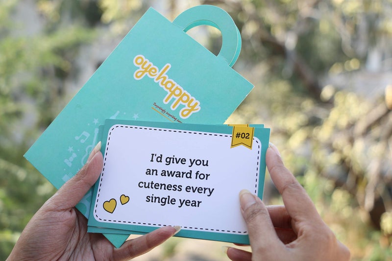 Oye Happy - Little Somethings - Message Cards and Mirror Inside for Girlfriend/Boyfriend to Gift on Birthday - Image 4