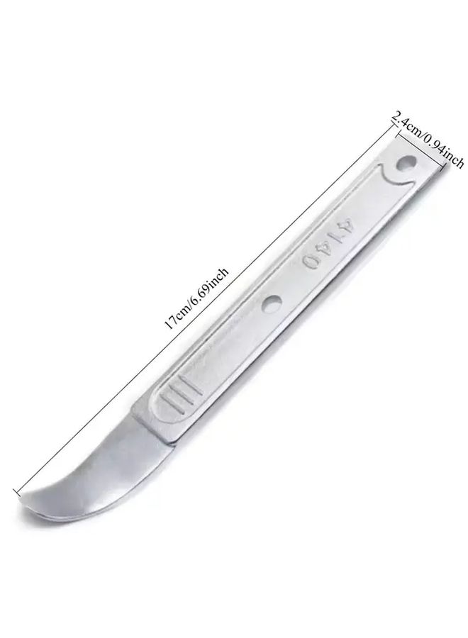 Heavy Duty Metal Wedge Pry Bar 1pc Multi Toothed Trim Removal Tool For Car RV - Image 2