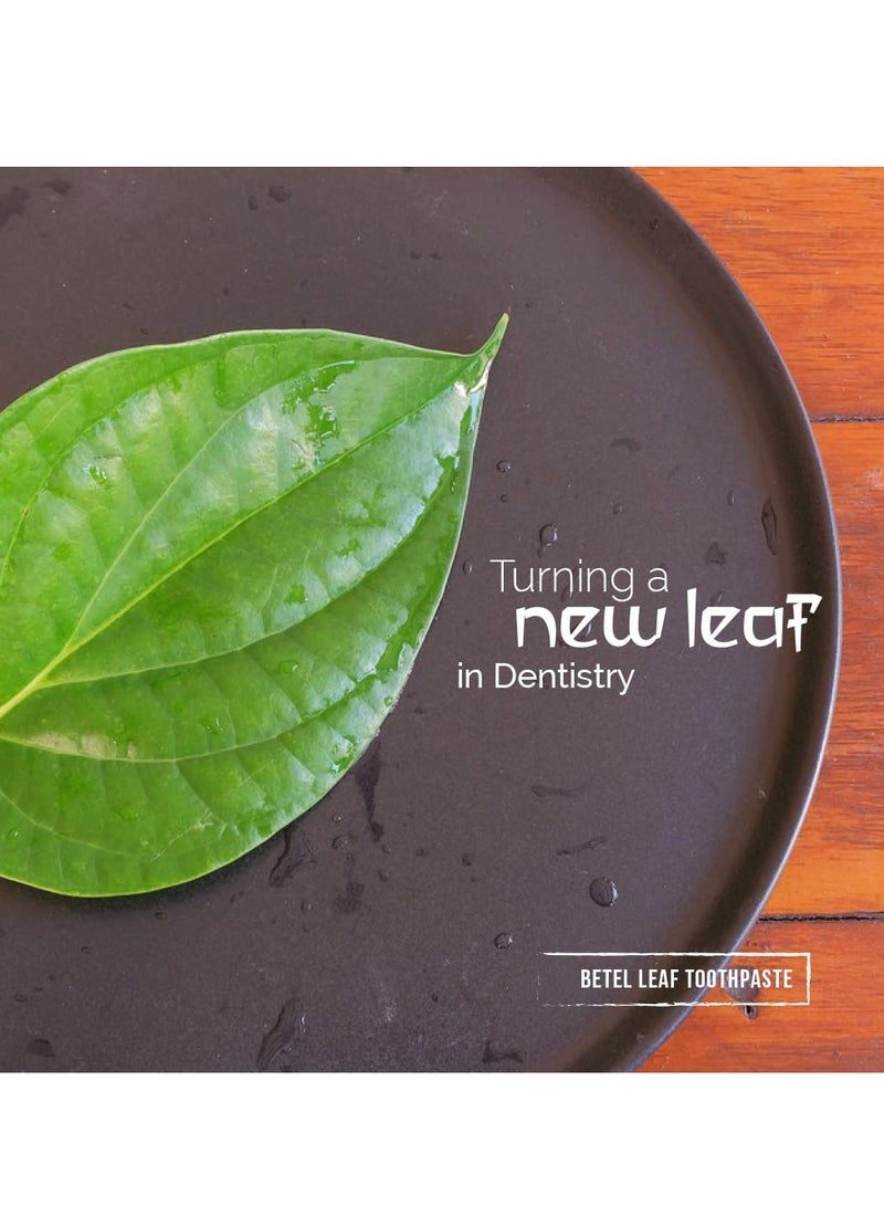Bentodent Toothpaste - Natural Toothpaste For Entire Family - Freshens Breath, Protects Enamel, Strengthens Gums - Fluoride Free (Betel Leaf Pack) - Image 5