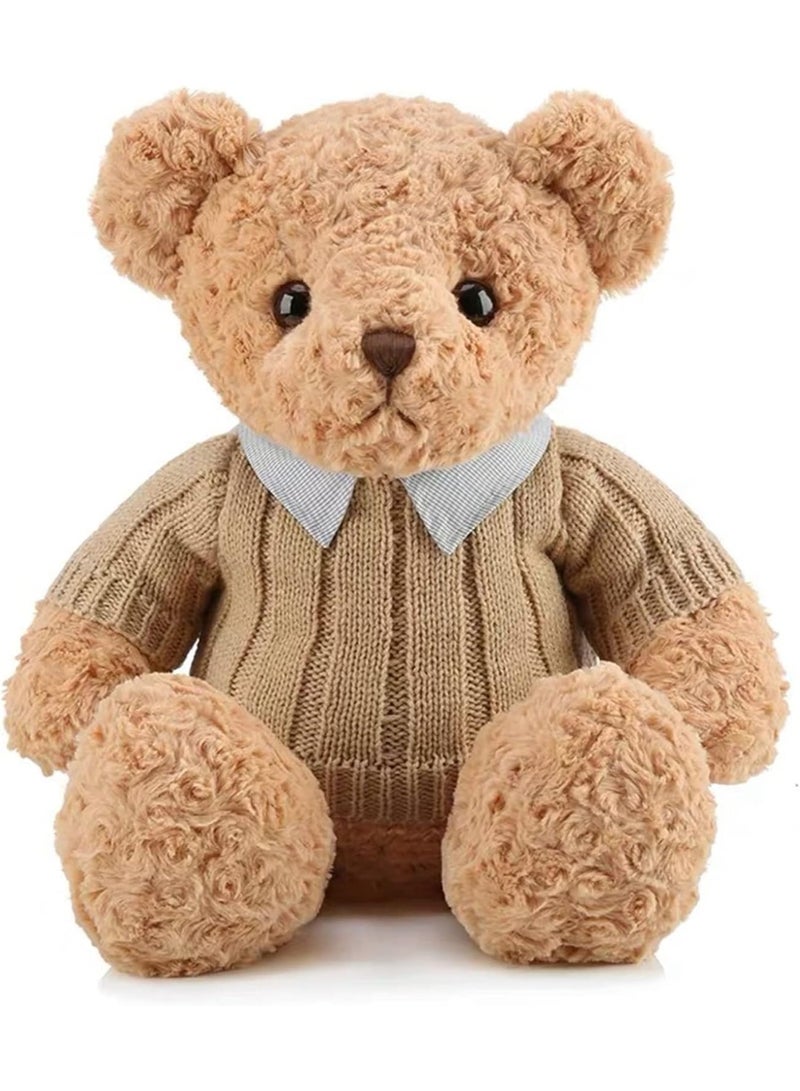 دب تيدي 50 سم، مصنوع من مواد حشو ممتازة ناعمة لطيفة، ناعمة، مريحة، للأطفال، صديقة، صديق، وسادة الجسم، غرفة النوم، ذكرى الأحلام، عيد الميلاد، عيد الحب، هدية عيد الميلاد - Image 1