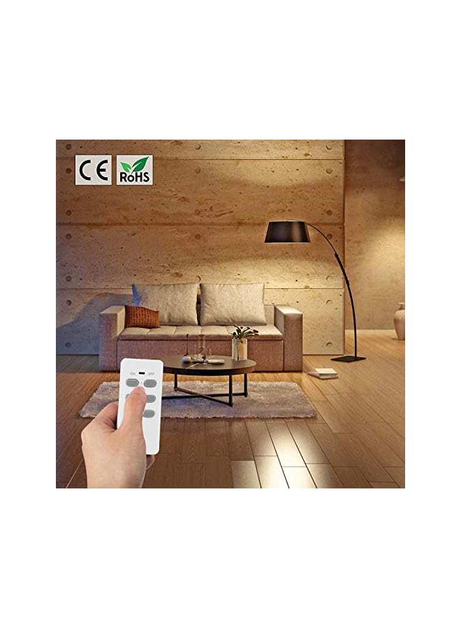 promass Wireless Remote Control Plugs Sockets，13A/3000W，Programmable, CE and RoHS Listed, Light, Household Appliances, Operating Range Up To 30 Meter /100 Foot, 3 Pack Sockets and 1 Remote - Image 5