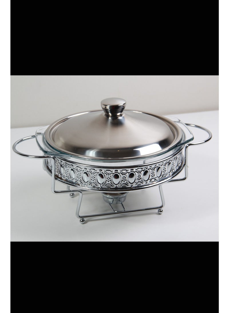 Food warmer with lid and handles - Image 2