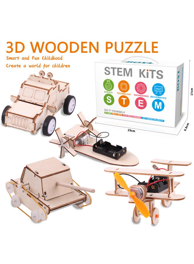Science Physics Experiment Toy Teaching Gift Science Education Children Handmade Diy Assembled Material Bag Small Production Wholesale-Specifications:Energy Conversion 4-piece Set-subject English 57  - Image 2