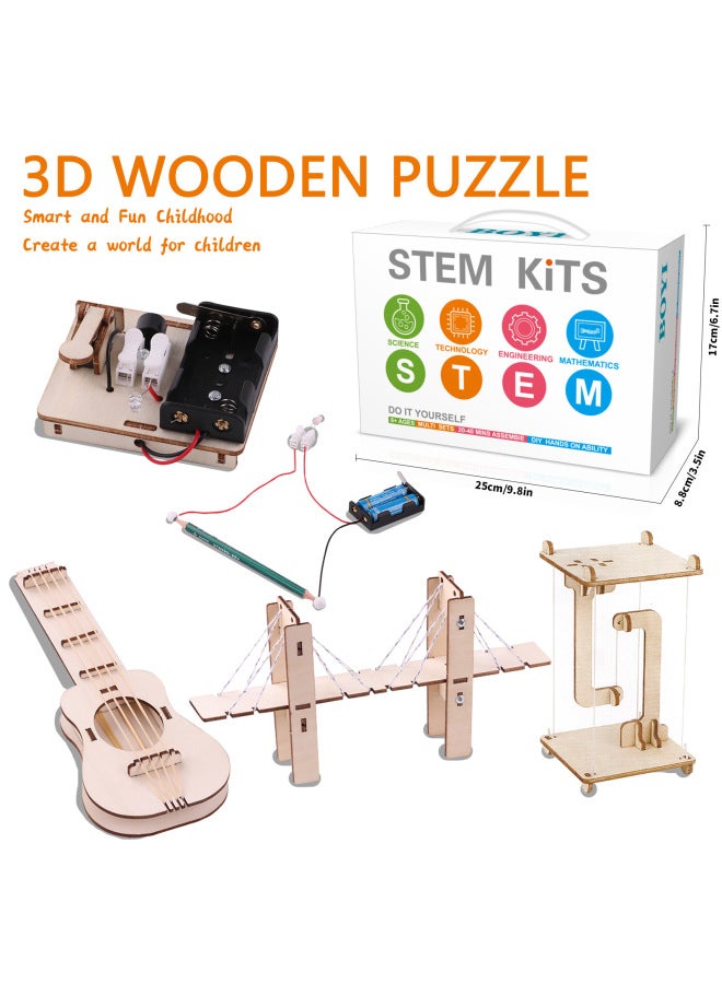 Science Physics Experiment Toy Teaching Gift Science Education Children Handmade Diy Assembled Material Bag Small Production Wholesale-Specifications:Energy Conversion 4-piece Set-subject English 57  - Image 5