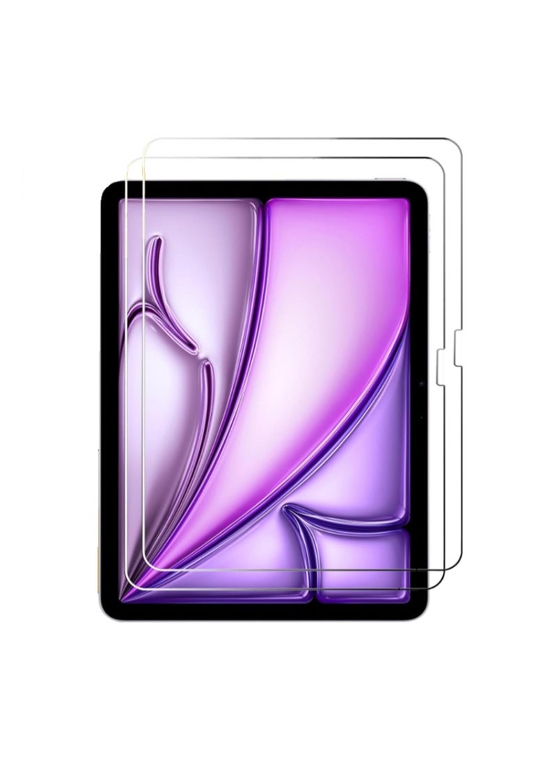 eGreen99 2Pcs for iPad Air 13 inch (2024 6th M2 / 2025 7th M3 / 2026 8th M4) / ipad Pro 12.9 inch (22/21/20/18) Screen Protector, Suitable Protective Cover Friendly Tempered Glass High-Definition Transparent Film， High-Definition Transparent Tempered Glass Film Protection，Clear - Image 1