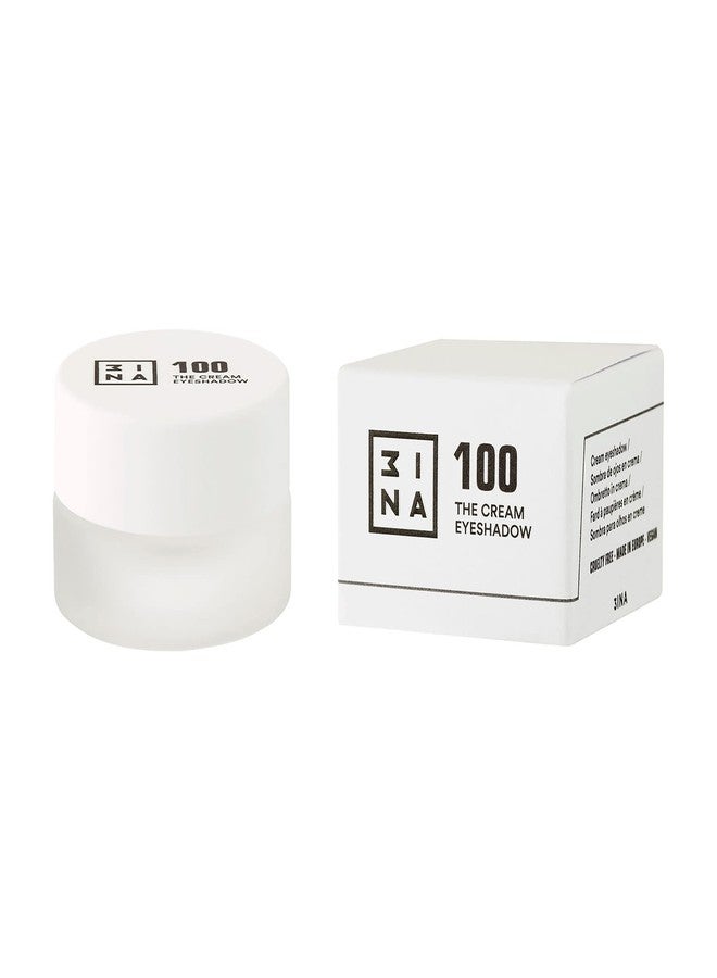 3إنا مكياج ثري إينا - نباتي - لم يُختبر على الحيوانات - ظلال العيون الكريمية رقم 100 - أبيض - تركيبة تدوم 24 ساعة ومقاومة للماء - تركيبة سريعة الجفاف - غنية بالأصباغ - لمسة نهائية مطفية ولامعة - Image 3