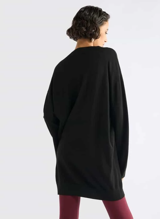Splash FAV V-neck Sweater with Long Sleeves