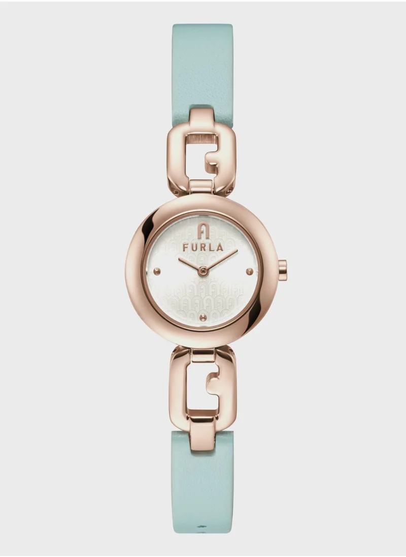 فورلا Furla Leather Strap Analog Watch