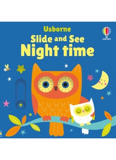 Usborne Publishing Ltd Slide and See Night Time  - Image 2