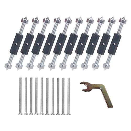 VideoPUP Cassette Repair Device/Electrical Box Repair,86 Type Switch Socket Universal Outlet Box Repairer 10 Screws Tools Sturdy Switch and Socket+1 Wrench-Upgraded Nylon Insulation - Image 1