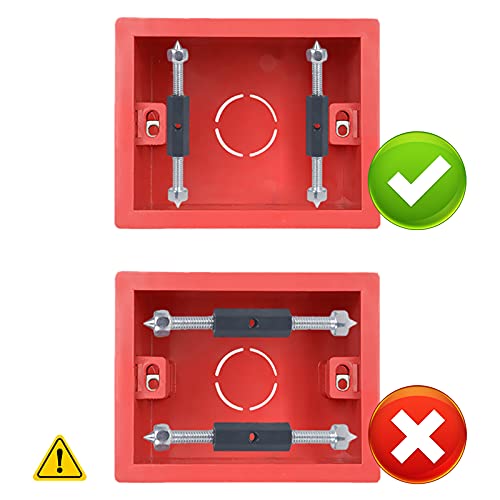 VideoPUP Cassette Repair Device/Electrical Box Repair,86 Type Switch Socket Universal Outlet Box Repairer 10 Screws Tools Sturdy Switch and Socket+1 Wrench-Upgraded Nylon Insulation - Image 4