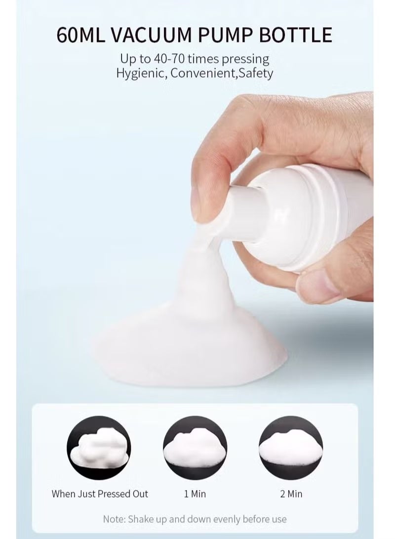 إيكونساين مجموعة منظف الرغوة للرموش والحواجب من آيكون ساين (60 مل) مع أدوات - Image 3