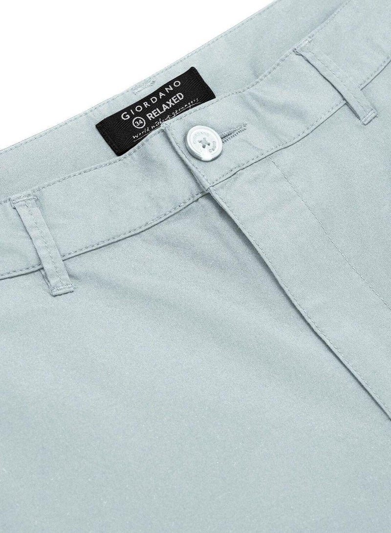 GIORDANO Men's Cool Touch Stretch Twill Shorts - Image 3