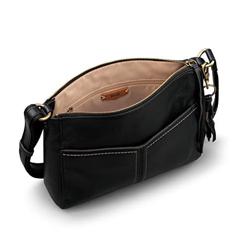 The Sak Womens Alameda Crossbody in Leather, Black, One Size US - Image 3