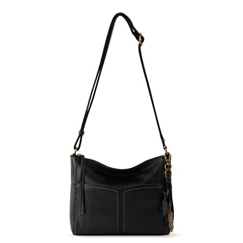 The Sak Womens Alameda Crossbody in Leather, Black, One Size US - Image 4