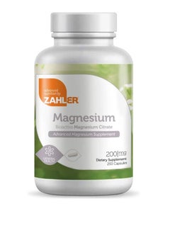 Magnesium Bioactive Magnesium Citrate 200 mg 250 Capsules