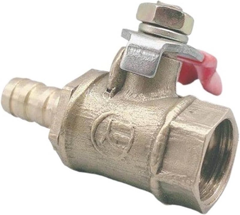 Brass Ball Valve 3 8 Inch 10mm Hose Barb Female Thread Connector Pipe Fitting - Image 2