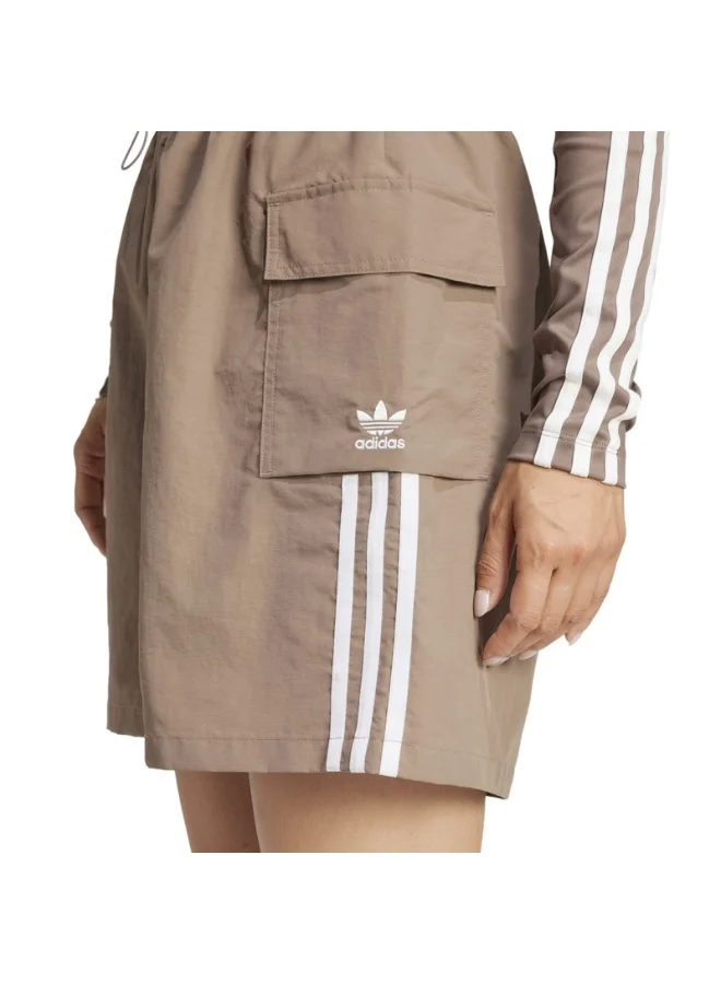 adidas شورت كارغو 3S براون أوريجينالز نسائي
