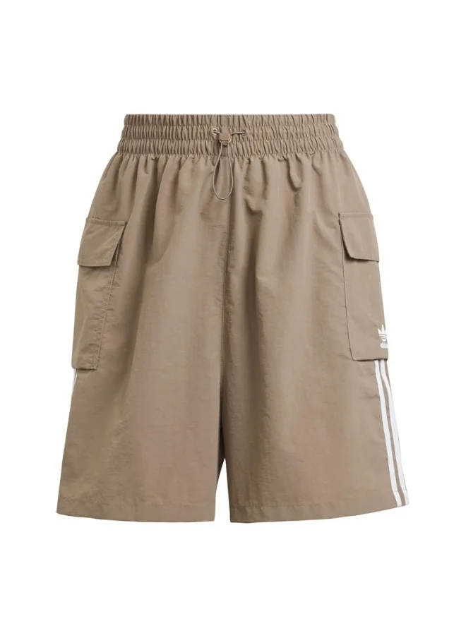 Adidas adidas 3S CARGO SHORTS Brown Originals Women SHORTS