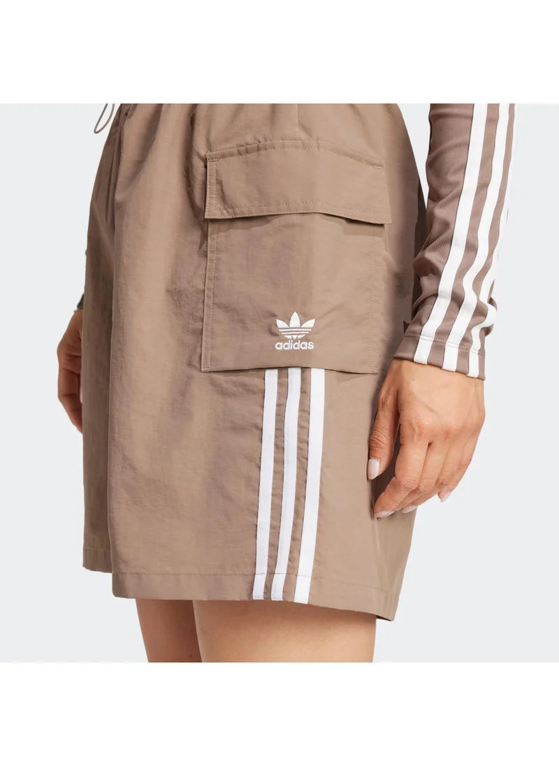Adidas Originals Brown 3S CARGO SHORTS Brown Originals Women SHORTS for Women | Best Price UAE
