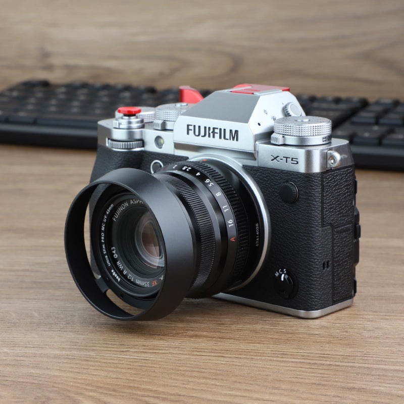 Haoge LH-FJ35 Bayonet Round Metal Lens Hood for Fujifilm Fuji Fujinon XF 35mm f/2 R WR XF35mmF2, XF 23mm f2 R WR XF23mmF2 and XC 35mm F2 XC35mmF2 Lens Replace LH-XF35-2 - Image 5