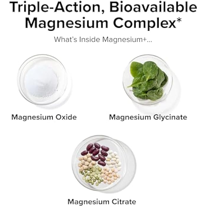 InnoSupps Magnesium Triple-Action Bioavailable Magnesium Complex - Supports Cellular Function, Muscle Cramps Relief, & Restorative Wellness - Nighttime Sleep Supplement (30 Servings) - Image 2
