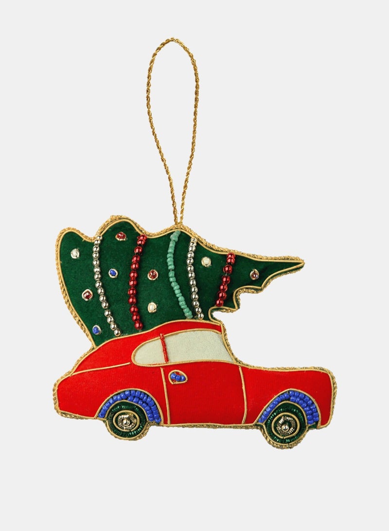 Baci milano Christmas decoration FABRIC HANDMADE ORNAMENTS CAR - Image 1