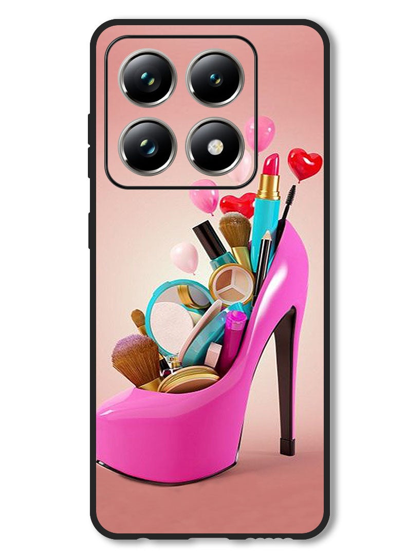 Theodor Case Compatible with Xiaomi 14T Pro Protection Shockproof Bumper Cover Shoe With Makeup Items - Image 1