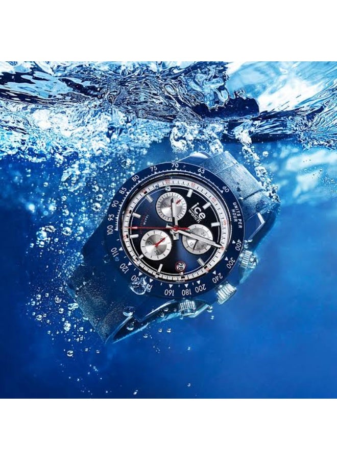 Ice Watch Ice-Watch Bewatch 025630 Men's Quartz Chronograph Watch, Dark Blue - Image 4