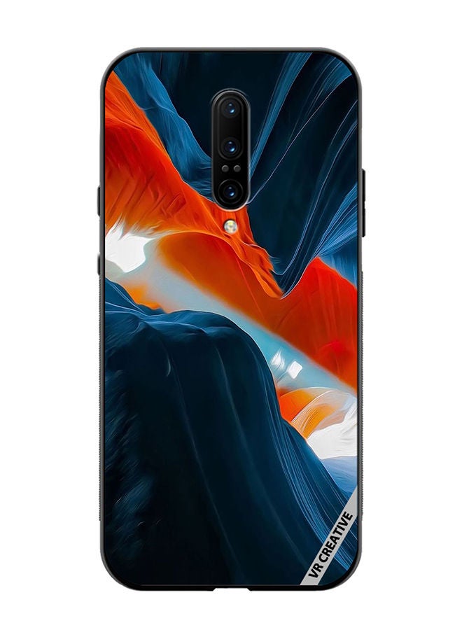 VR CREATIVE Protective Case Cover For OnePlus 7 Pro Layers Design Multicolour - Image 1