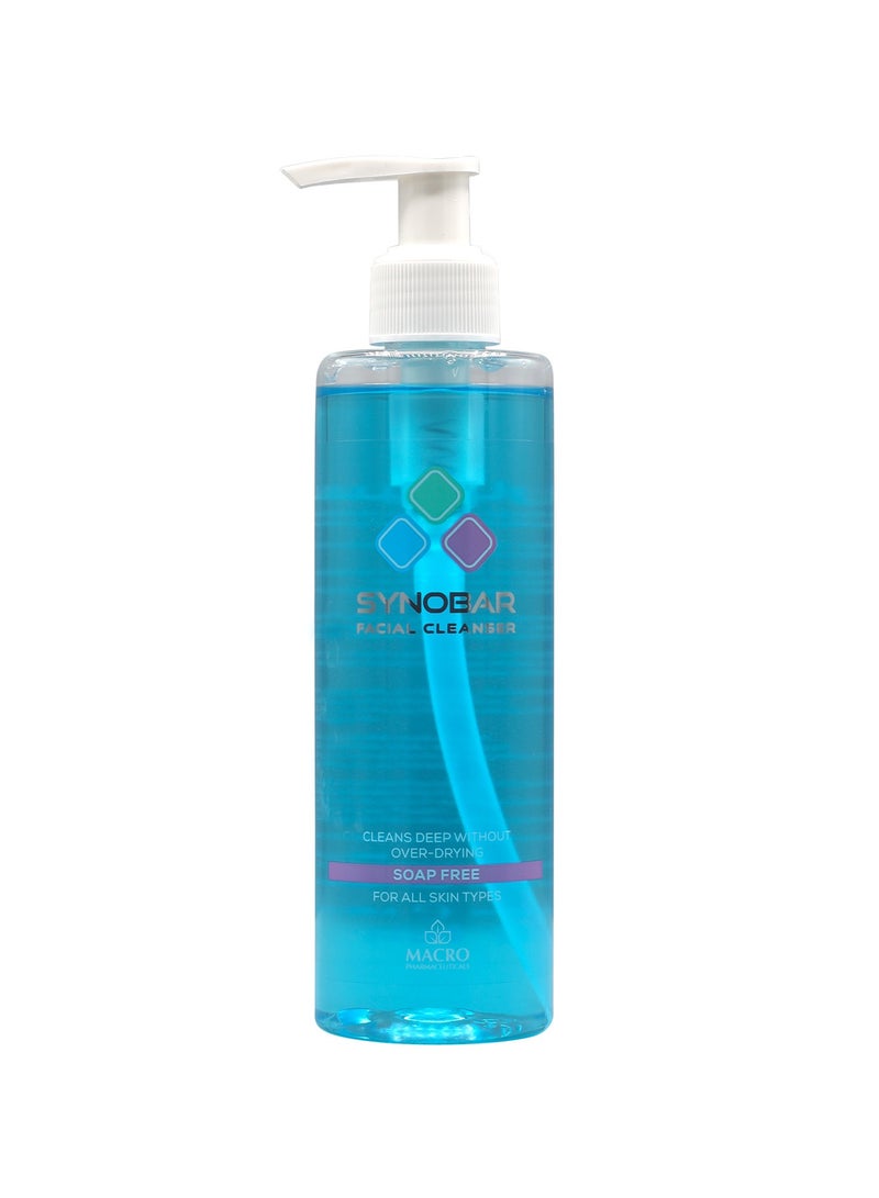 غسول جل سينوبار (250 مل) غسول لطيف للوجه ينظف ويرطب البشرة الدهنية والمعرضة لحب الشباب