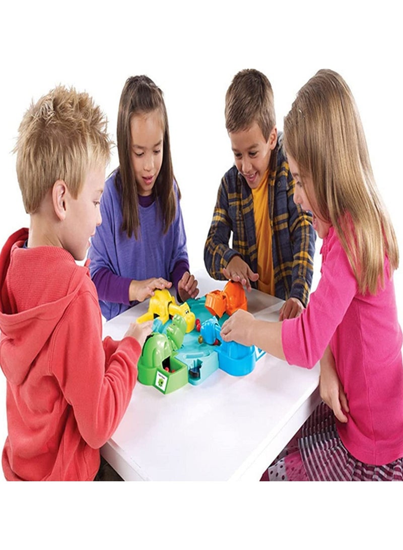 Zikra 4 Player Family Game Set-Hungry Hippos Board Game, ntense Game of Quick Reflexes,Pre School Game for Kids, Multiplayer Board Game for School, Home, Camping - Image 4