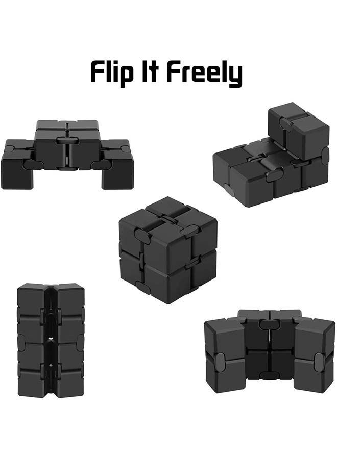 NIBEMINENT 4x4x4 Fidget Infinity Cube Magic Toy 4 x 4inch  - Image 3