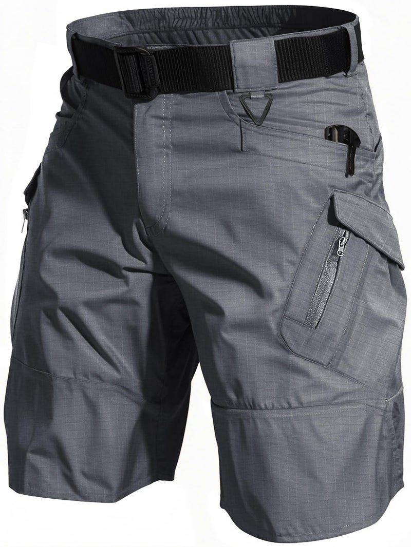AUTIWITUA Mens Hiking Shorts Waterproof Tactical Cargo Short Pants Quick Dry Work Shorts with Multi PocketsNo Belt - Image 2
