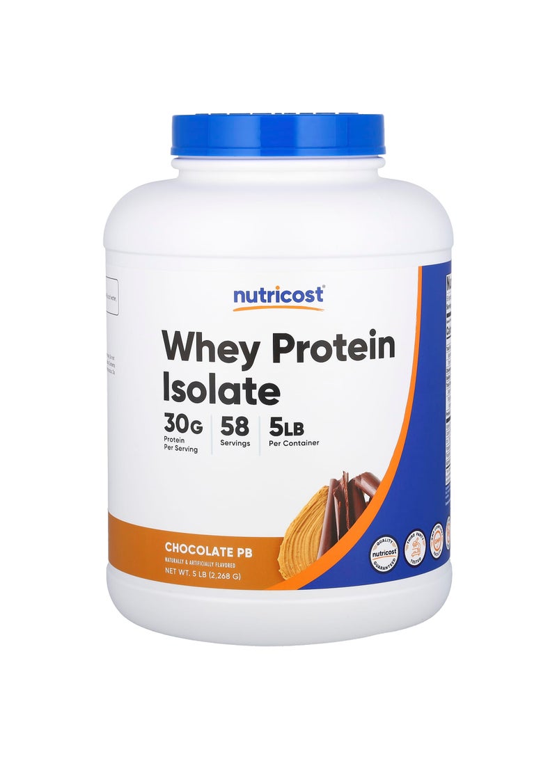 Whey Protein Isolate, Chocolate PB, 5 lb (2,268 g)