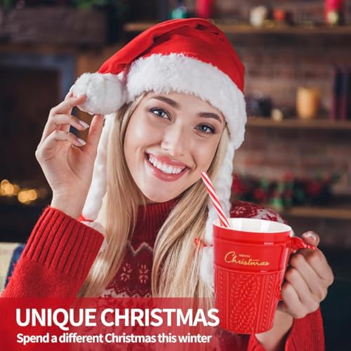 CORALTREE CORAL TREE Christmas Coffee Cup 400 ml Christmas Ceramic Coffee Cup - Image 5