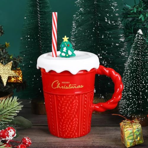 CORALTREE CORAL TREE Christmas Coffee Cup 400 ml Christmas Ceramic Coffee Cup - Image 1