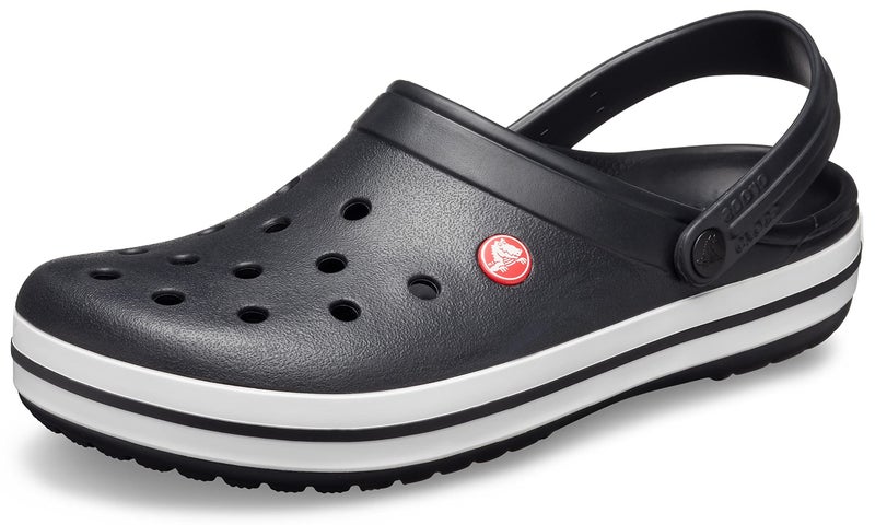 Crocs Unisex-Adult Crocband Clog, Black, 10 Women/8 Men - Image 1