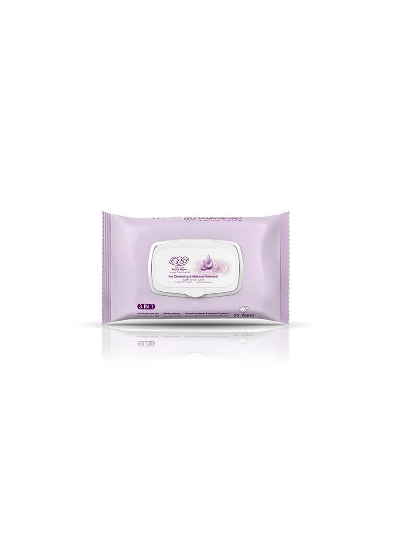 Eva Eva skin care cleansing & makeup remover facial wipes for normal/dry skin 20% 