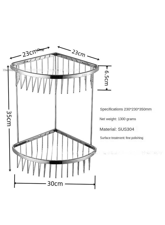 الأزرق جي دبليو مشروع 304 الفولاذ المقاوم للصدأ سلة مرحاض خالية من الثقب - Image 1