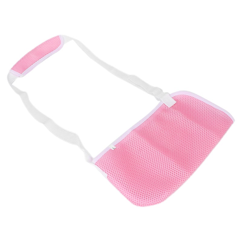 Arm Shoulder Sling L Size: Breathable Mesh Material Adjustable Straps - Lightweight Secure Buckle Arm Support for Forearm Fractures Wrist Sprains Injury Recovery - Image 3