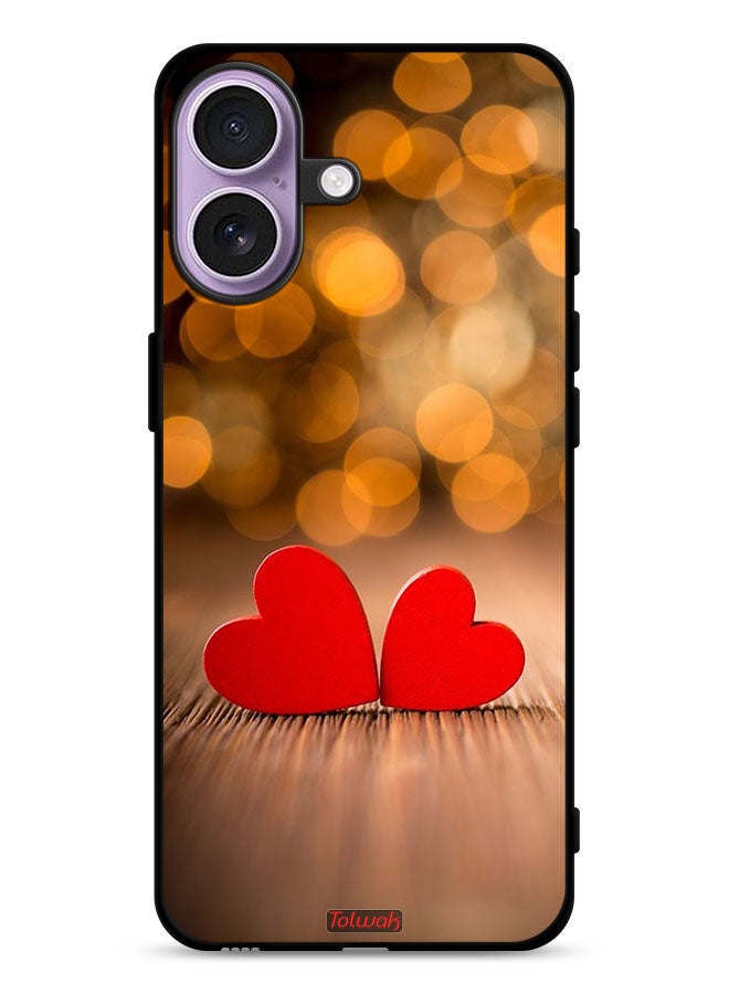 Tolwak Apple iPhone 17 Protective Case Cover Two Beautiful Hearts - Image 1