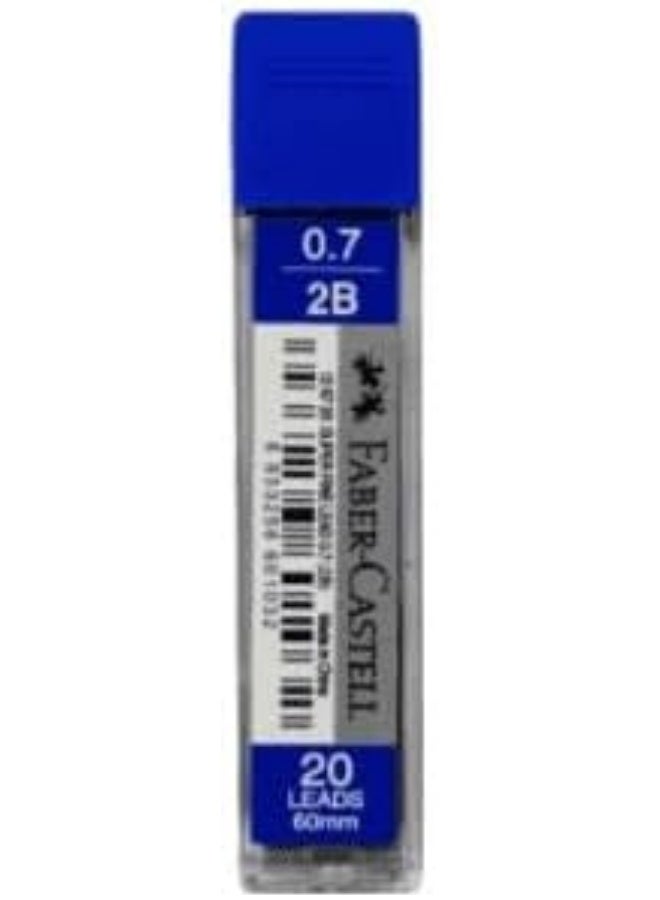 Faber-Castell 2B Mechanical Pencil Lead Refill, 0.7 mm Lead Size