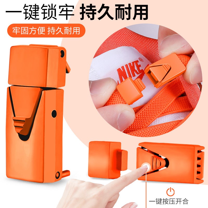 Lace-Free Lazy Children'S Elastic Elastic Shoe Buckle Buckle Lock Buckle Rope Men'S And Women'S No Tie Fixing Artifact - Image 3