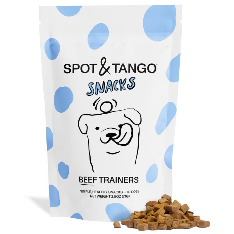 Spot & Tango Beef Dog Training Treats - 100% Beef Liver, Freeze-Dried Dog Snack - Grain & Gluten-Free - for Small, Medium, and Large Dogs - for Puppies Through Seniors - Image 1