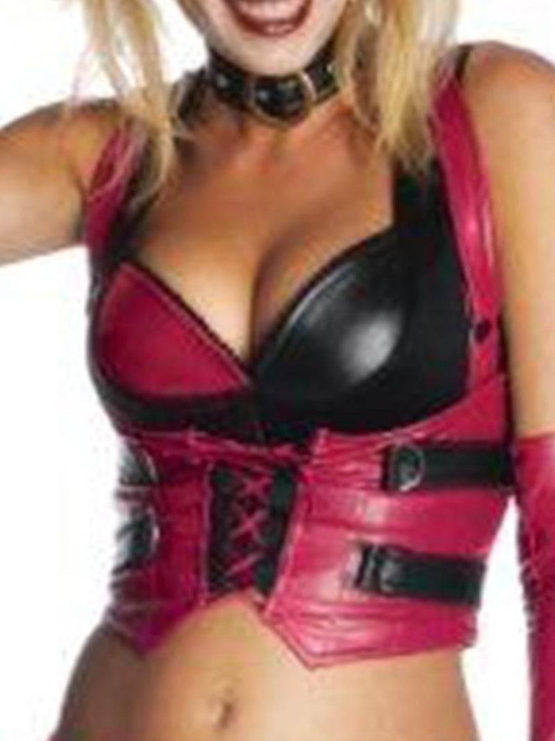 Rubies DC Arkham City: Harley Quinn Costume for Adults, Women's Small - Image 2