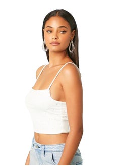 FOREVER 21 Rhinestone Cropped Cami  - Image 3